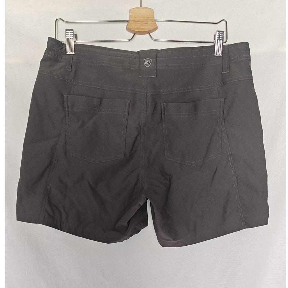 Kuhl Trekr Hiking Shorts 12 Dark Gray Outdoor Stretch Trail Utility 5.5" 6356 - Picture 2 of 9